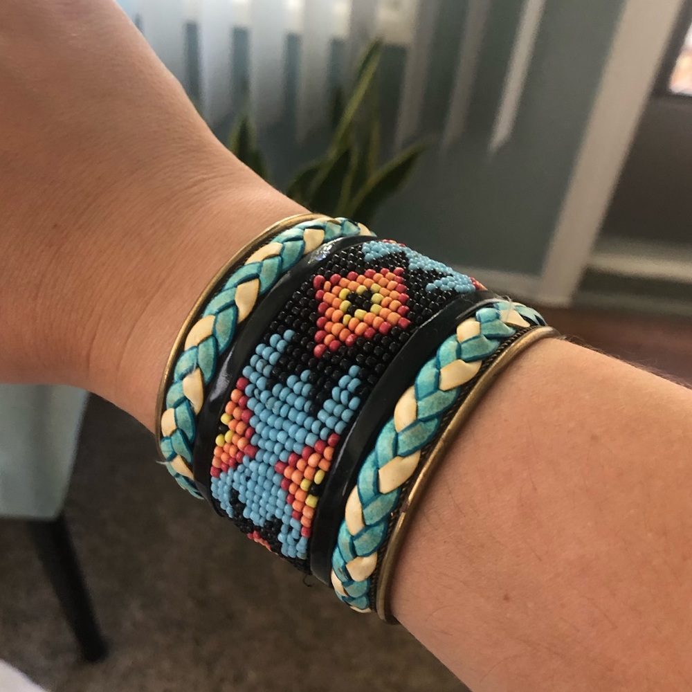 Southwest style cuff bracelet